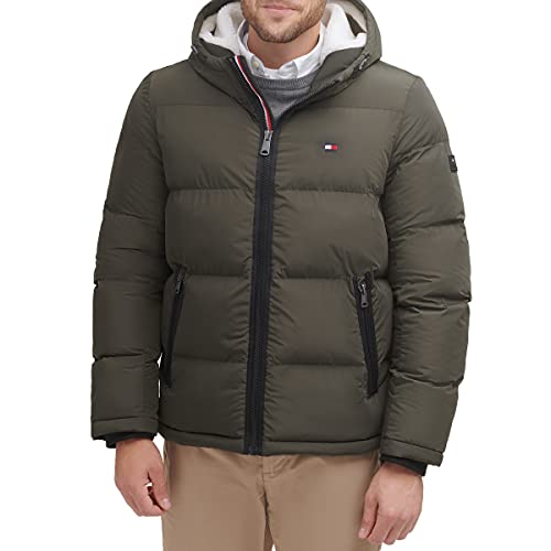 Image of Tommy Hilfiger Men's Classic Hooded Puffer Jacket (Standard and Big & Tall)