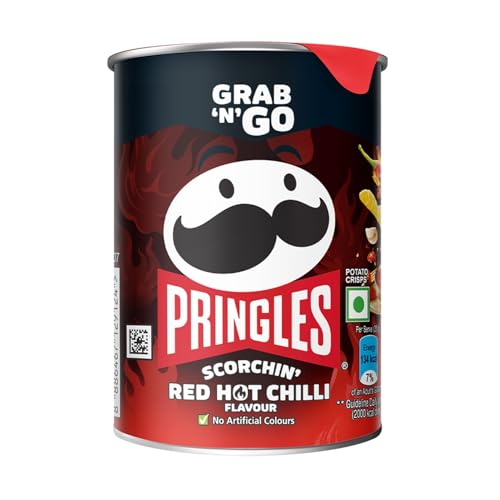 Pringles Scorchin’ Red Hot Chilli Potato Chips 40gm