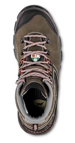 Irish Setter, Crosby, Women’s, 6', Waterproof, Non-Metallic Safety Toe (CSA), Work Boot, Gray, 8.5 B (Medium)