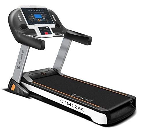Cockatoo CTM12, 6 HP Peak AC Motorized Treadmill, Max Speed 22 Km/Hr, Max User Weight 150 Kg (Free Installation Assistance)