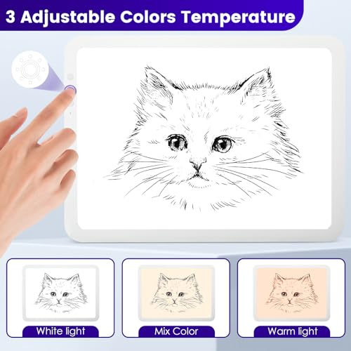 Tablette lumineuse LED A3 à intensité réglable contre la fatigue visuelle