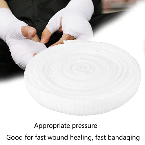 Fix Elastic Net Tubular Support Bandage - Surgical Wound Dressing, Medical Cotton Stockinette, 10 Yards Long, Breathable & Soft (Size 5) #TOP5