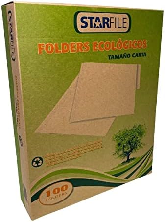 12 Carpetas De Cartón Kraft A4 Con Solapa - Ideales Para Documentos, Contratos, Escuela U Oficina, Tamaño 31x22 Cm