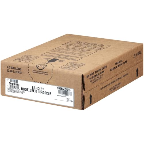 Barq's Root Beer 2.5 Gallon Bag In Box Concentrated Soda Syrup
