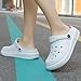 BTF BE TOP FASHION Clogs for Men Women - Slip-On Garden Shoes Sandals with Arch Support,Cushioned Comfort for Beach Pool Summer Outdoor Activities White