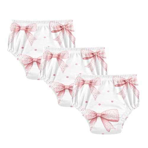 Coikll Bow Tie Toddler Training Underwear Waterproof Baby Pee Pants -3T