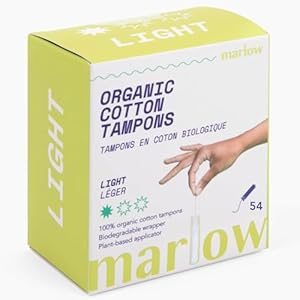 100% Organic Cotton Easy Glide Tamp...