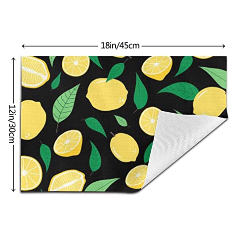 Set de table citrons résistant à la chaleur : l'élégance chic pour vos repas d'été