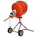 STANSS 8 Cu. Ft. Cement Mixer, Portable Electric Concrete Cement Mixer Barrow Machine Mixing Mortar, Freestanding Cement Mixing Tools with Wheels for Stucco Mortar,5.0 cu. ft.