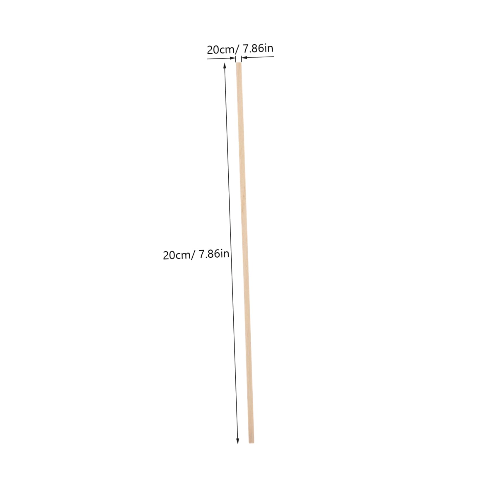 OSOLADY Wooden Rods for Oxygen Experiment 50pcs Set Chemistry Lab Teaching Aid