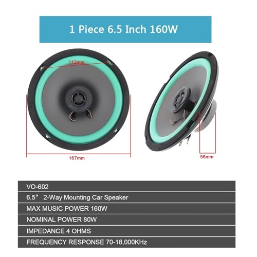1 ԗpXs[J[ 4/5/6.5C` ԗhATuE[t@[ J[I[fBI yXeI tWg HiFi  ԗpXs[J[(6.5 inch 160W)
