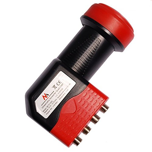 MCTV-629 Quad LNB 0,1dB Switch Full HDTV Digital für 4 Teilnehmer Receiver 3D HD