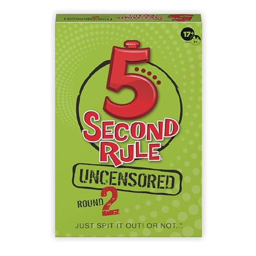Image of 5 Second Rule Uncensored Card Games for Adults - Adult Card Games for Game Night, Travel, Funny Adult Card Game & Icebreaker, Game Nights, Think Fast and Shout Out Answers, Ages 17+