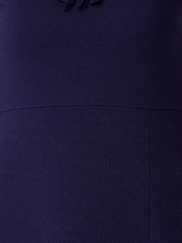 Image of Miss Chase Women's Designer Wine Red Fringed Halter Neck Sleeveless Solid Maxi Front Slit Dress