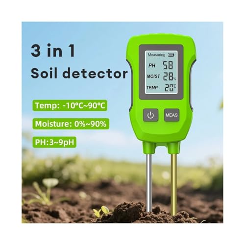 pH-mètre de sol portable à haute précision avec grand écran LCD