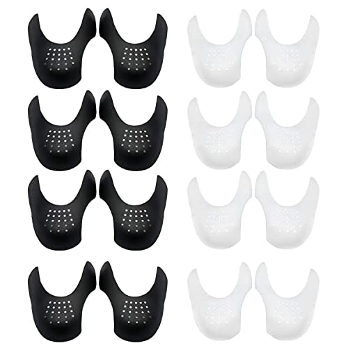 VITKSTAR 8 pairs Shoe Toe Crease Protector Guard for Sneaker Anti-Wrinkle Shoes Crease Protector Toe Box Decreaser Prevent Shoes Crease