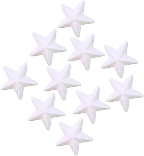 NOLITOY 10 piezas de decoración de estrellas para niños, juguetes a granel para bolas de espuma de 3 pulgadas, estrella de estrella, estrella,