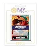 Monkey D. Luffy 001 Leader & Toutes Les Cartes C/UC/R Vertes - Myboost X One Piece 13 - Su...