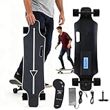 longboard tout terrain ▶️【PRATIQUE ET PORTABLE】La poignée de transport confortable du skateboard permet un rangement vertical facile, un gain de place et un transport facile. Avec un poids de seulement 5 kg, à la maison, au bureau ou en déplacement, il s'intègre parfaitement à votre style de vie. Entraînement à l'équilibre, exercices d'adaptation au skateboard pour débutants, promenades dans le quartier, promenades faciles avec le chien, etc. Osez l'essayer, il vous réserve bien des surprises !