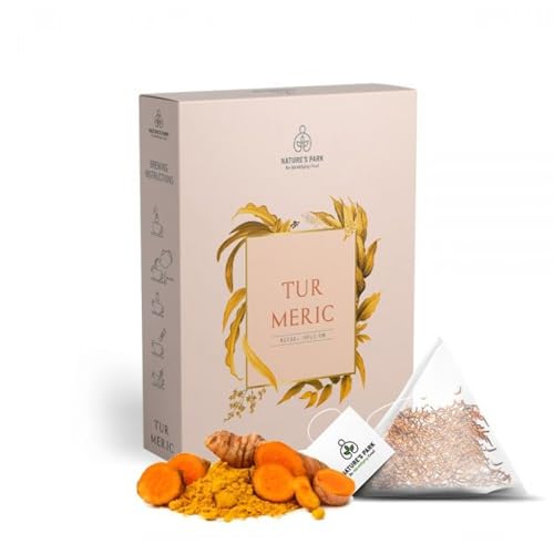 Image of Turmeric Herbal Infusion Tea Bags -5 Pyramid Tea Bags