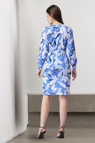Image of POPWINGS Casual Floral Printed Maxi Length Fit & Flare Dress for Women || Summer Dress for Women || Flare Maxi Dress for Women Stylish || Sleeveless Dress for Women