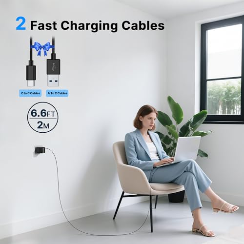 Image of 200W USB C Charger Block, Foldable 4-Port GaN5 Super Fast Charger USB C, Dual 65W Type C Charging Block, Laptop Fast Charging Adapter for MacBook Pro /Air, iPad, iPhone, Samsung Galaxy Black