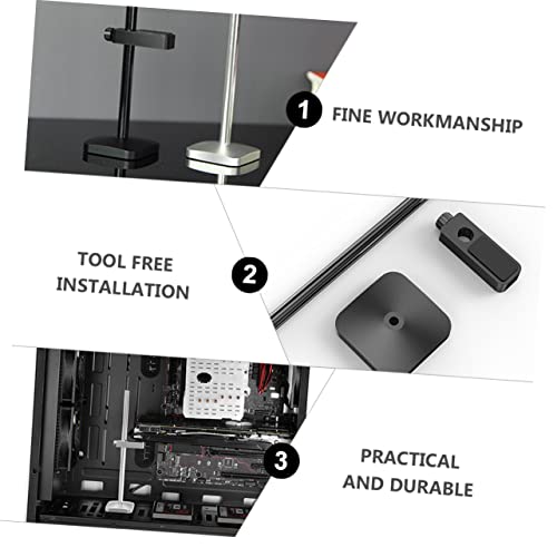 Soporte para GPU de aleación 2 piezas negro miniatura 7