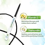 MAMAEARTH Charcoal Black Long Stay Kajal with vitamin c & Chamomile 0.01 Oz/0.35g - Image 5