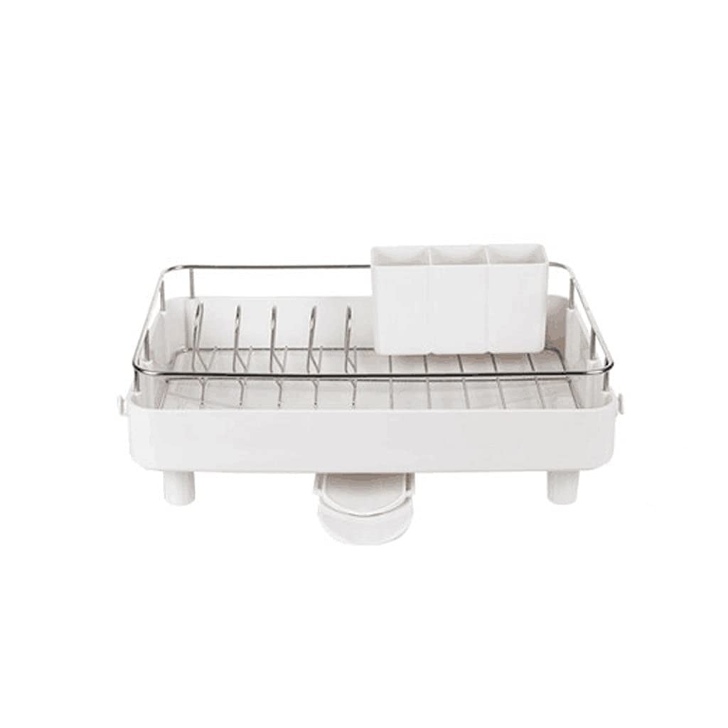 Cfsxfysey One Color Dish Drainer Rack， Kitchen Shelves Dish Drain Rack Household Storage