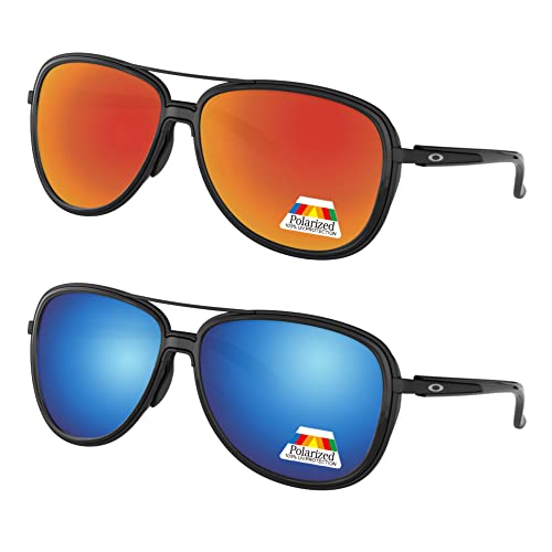 Image of Bwake Replacement Lenses for Oakley Split Time Sunglasses OO4129 POLARIZED