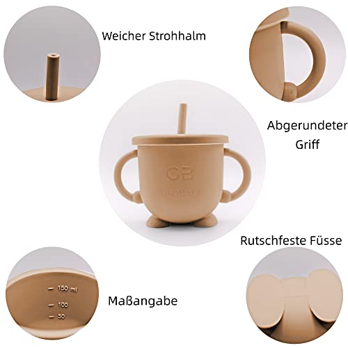 GloBait Tazza in silicone 2 in 1 per bambini e