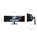 SAMSUNG 49-inch Odyssey G9 (G91F) DQHD, 144Hz, Curved Gaming Monitor, Ultra-Wide 32:9 Screen, DisplayHDR 600, AMD FreeSync™ Premium Pro, Ergonomic Stand, LS49FG910ENXZA, 2025