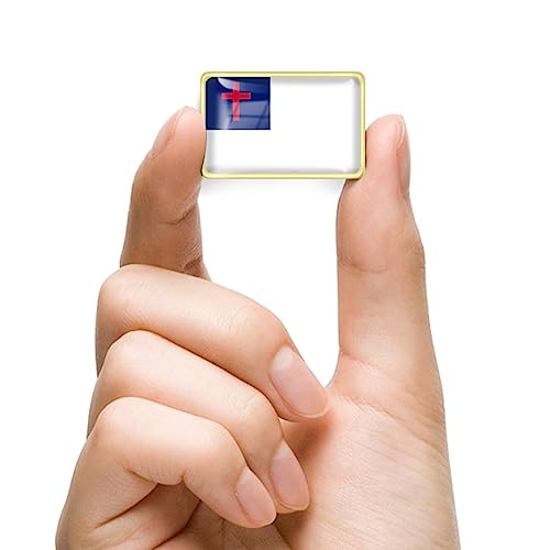 24/Pcs Christian Flag Lapel Pins Bulk - Metal Christianity Christ Cross Brooch Badge Souvenir Easter Day by MIDLE - Image 4