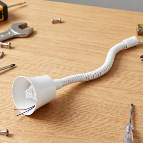Cable de Suspensión E27 ajustable para solucionar lámparas torcidas o techos altos 2 piezas 6