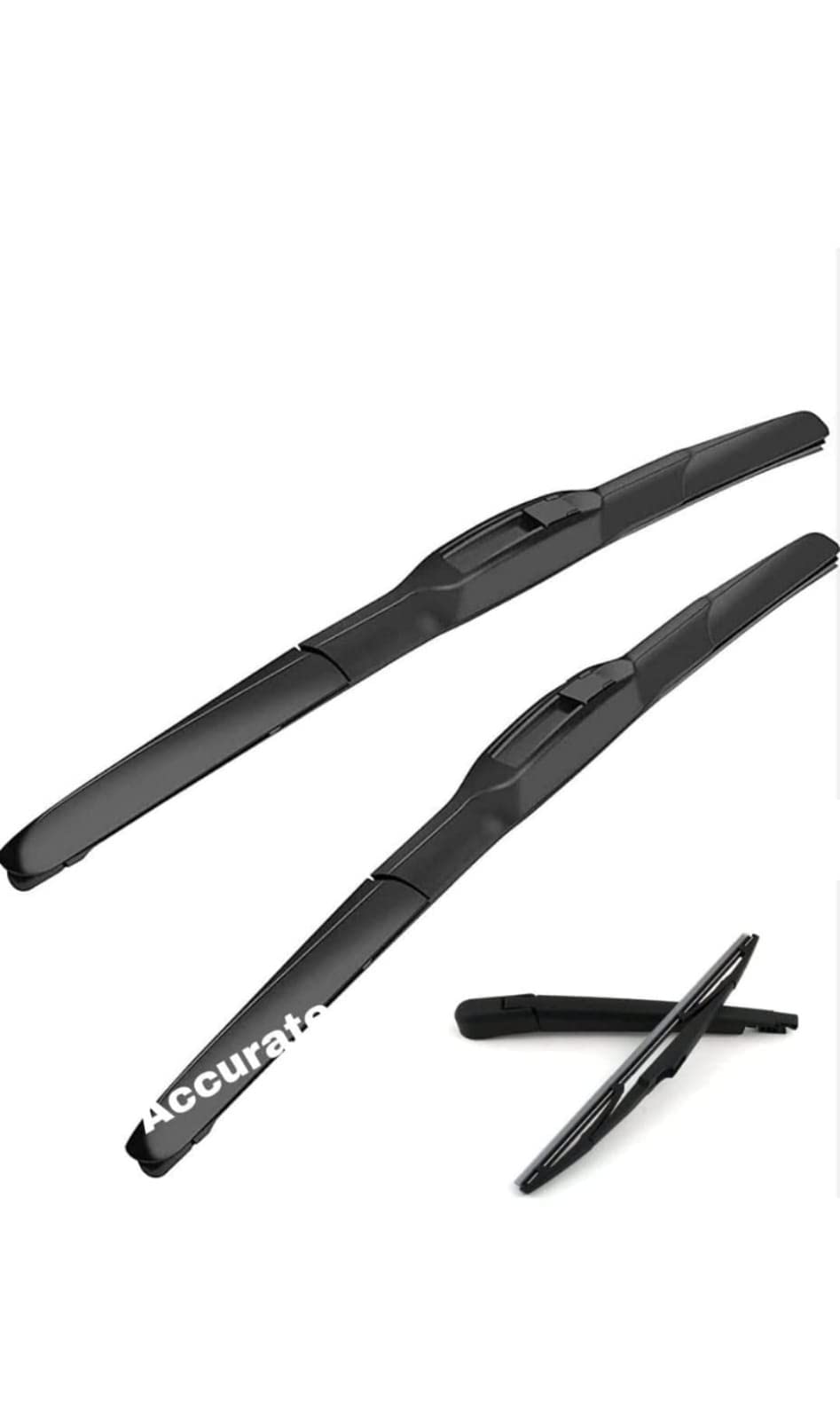 Accurate- Front Specific Wiper Blades (Set of 2) And Rear Wiper Arm With Blade for compass-image-39