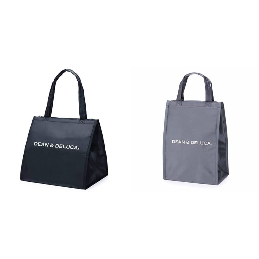 Amazon｜DEAN&DELUCA クーラーバッグ ブラックL グレーM 保冷