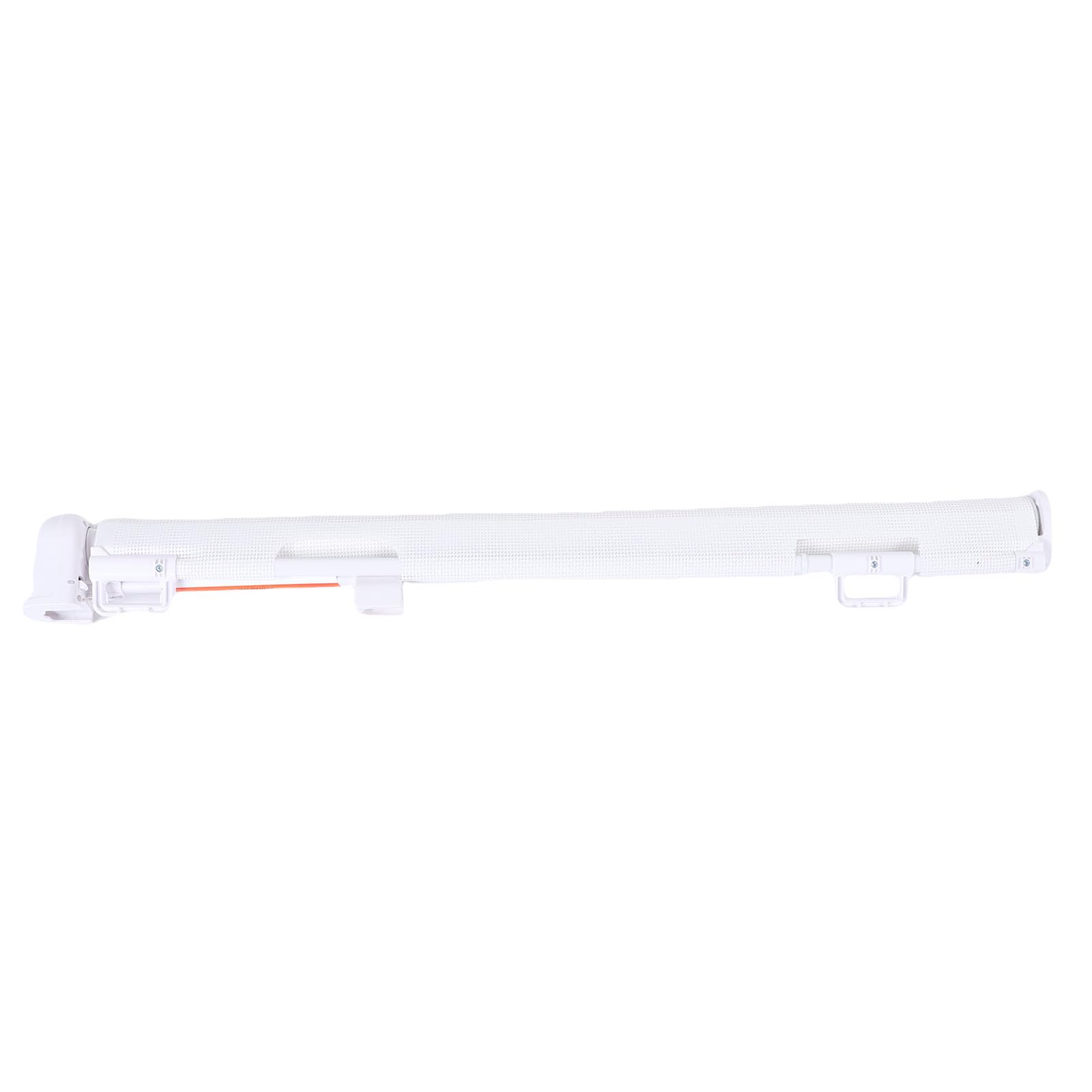 Jeffergarden Cancello per Cani Retrattile, PVC ABS PC POM Mesh Cancello di Sicurezza per Animali Domestici Si Estende Fino a 140 Cm di Larghezza e 86 Cm di Altezza, Barriera a Prova di Bambino per