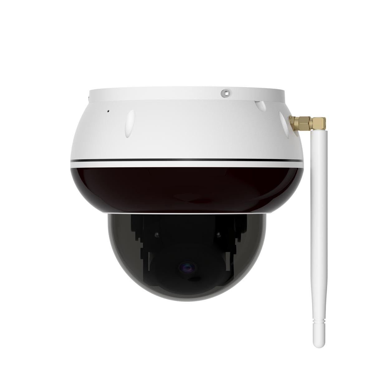 Foscam D8T kamera monitorująca 4K 8 MP WLAN Dome z funkcją PT, rozpoznawanie osób i pojazdów AI, IK10 ochrona przed wandalizmem, WiFi 6, (biała)