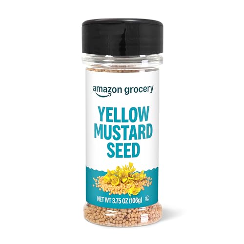 Amazon Brand - Happy Belly Mustard Seed, 3.75 Oz