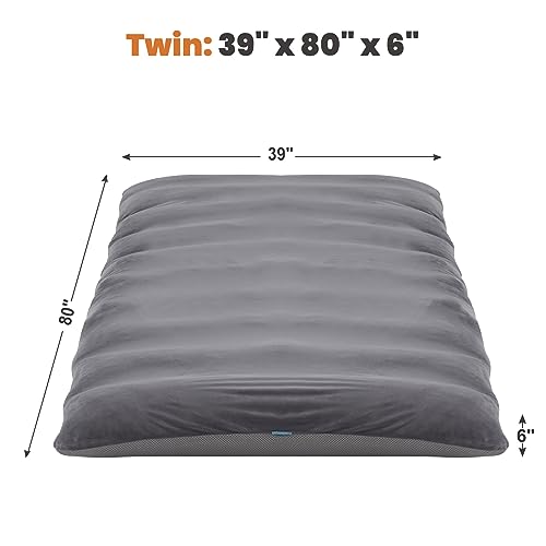 SINWEEK 6 inch Extra Thick Japanese Futon Mattress Foldable Floor Couch Tatami Mat for Adults, Guest Sleeping Pad, and Camping Bed
