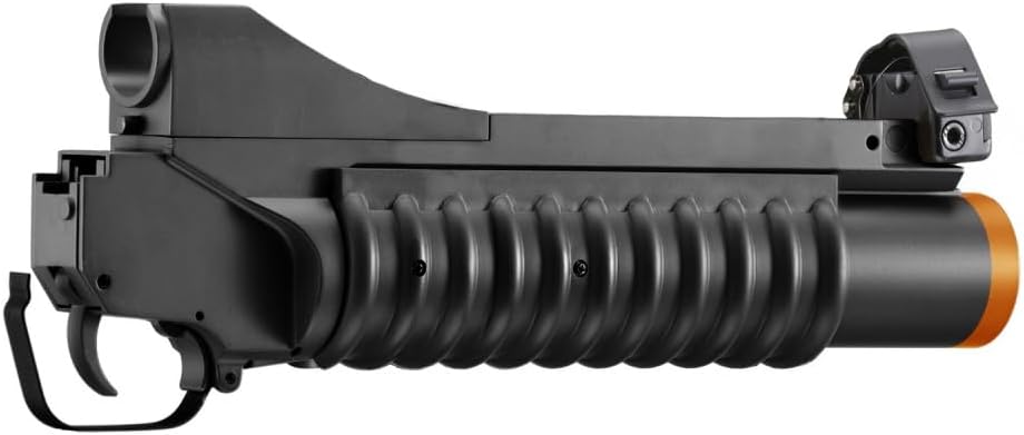 Goldenball Double Bell M203 Short Airsoft Gas Launcher (Color: Black)