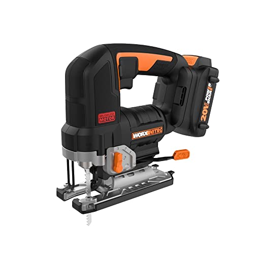 Worx Nitro 20V Power Share Cordless Jigsaw With Brushless Motor - Wx542L (Battery & Charger Included) #TOP13