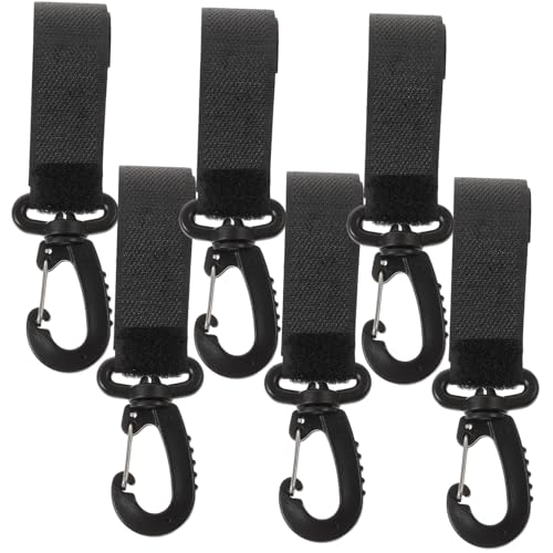 Beatifufu Baby Stroller Hooks 6pcs Diaper Bag Hooks Stroller Bag Clips for Hanging Style