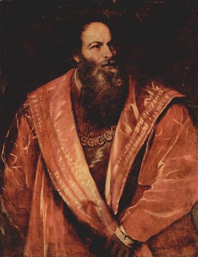 Portrait de Pietro Aretino par Tiziano Vecelli peinture poster graffiti 60x90cm
