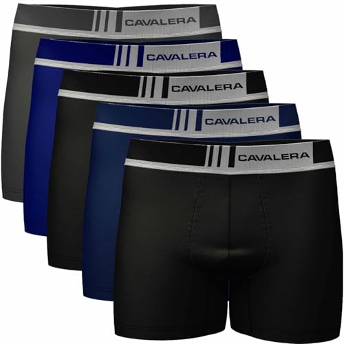Kit CAVALERA 5 Cuecas Boxer Masculina Sem Costura (BR, Alfa, G, Regular, Sortido)