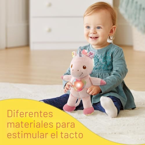 Gato peluche interactivo VTech con canciones y texturas para bebés 5