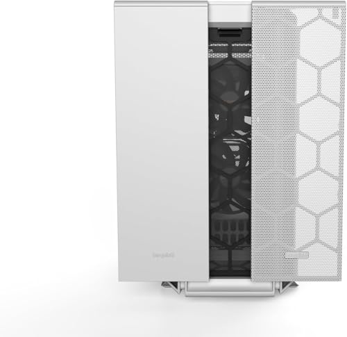 Boîtier PC Silent Base 802 Window White grand débit d'air et boîtier PC blanc insonorisé