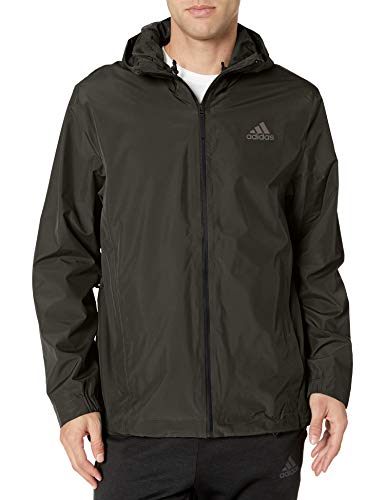 adidas outdoor Men's BSC Climaproof Rain Jacket, Legend Earth, Medium