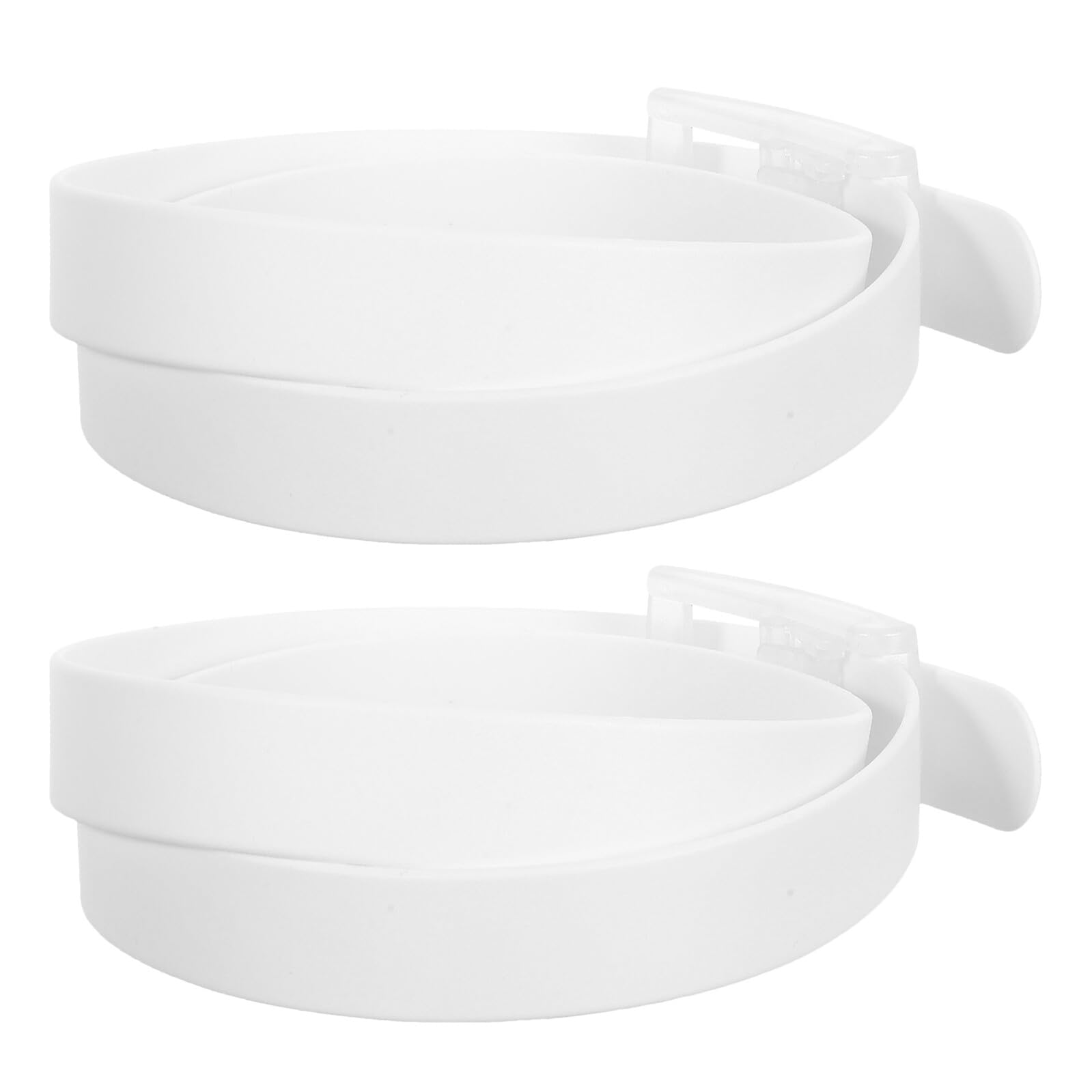 Pack de 2 cinturones de golf de silicona blanca con hebilla ajustable 8