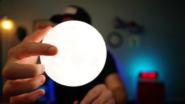 Unbox and Demo of the JIMIMORO 3D Moon Lamp